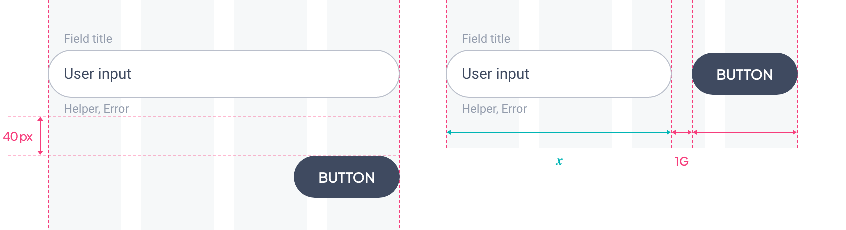 Form spacing on tablet and desktop